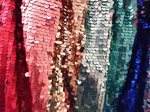 Shiny colorful Sequins background