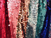 Shiny colorful Sequins