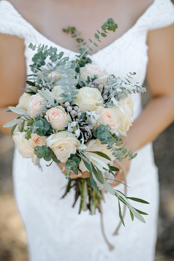 Rustic wedding bouquet