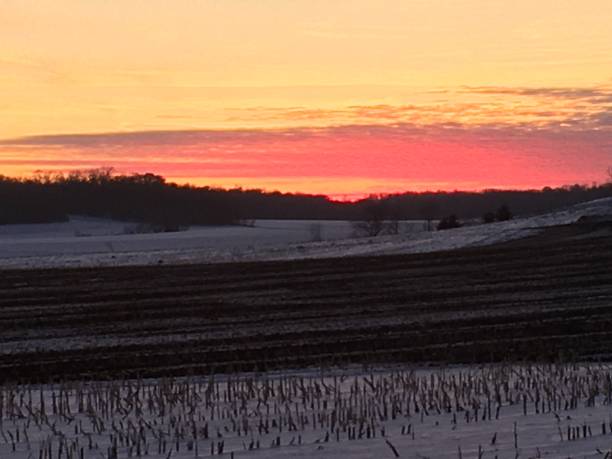 istock Sunset in the country 1192470376