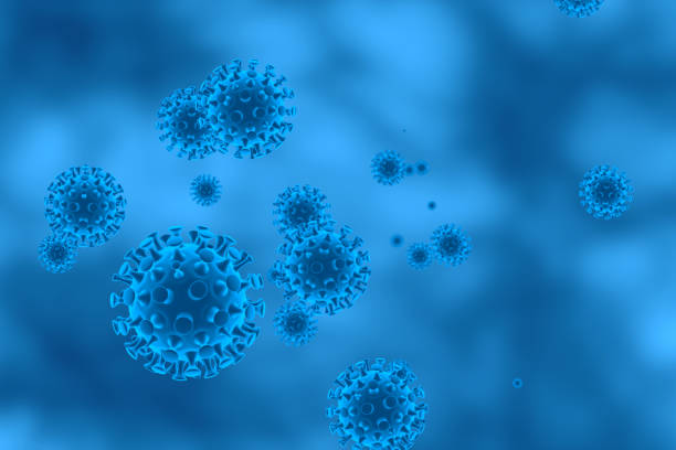 istock 3d illustration pathogenic viruses causing infection in host organism, Viral disease outbreak, virus abstract background 1192474054