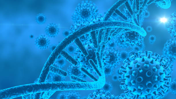 istock 3d illustration pathogenic viruses causing infection in host organism, Viral disease outbreak, virus abstract background 1192474066