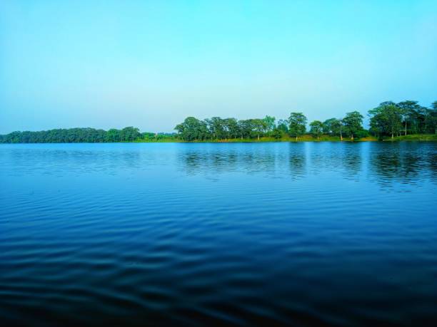 istock Blue river on winter morning 1192478214