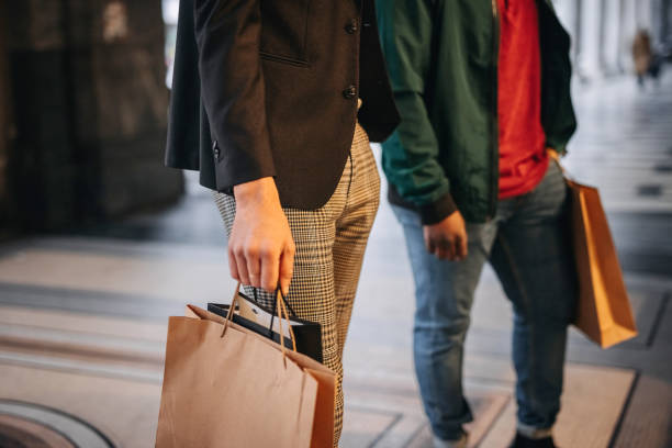 istock Shopping for Christmas 1192478395