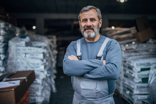 istock Portrait of warehouse boss 1192479948