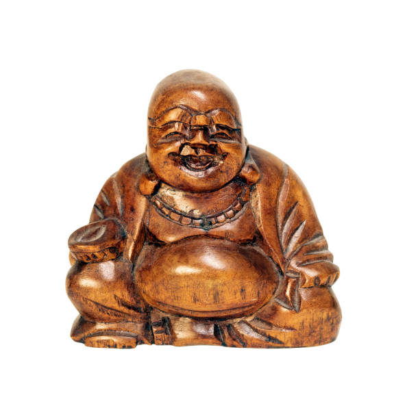 istock Laughing buddha isolated on white 1192480050