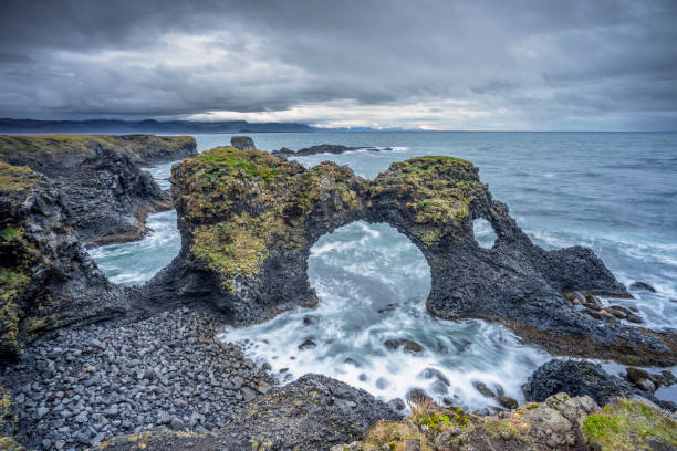 istock basalt rock arch icelandic west coast 1192485234