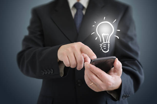 istock Businessman creative bright idea innovation business leadership 1192490046