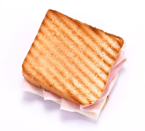 istock Bauletto bread with ham and cheese 119249167