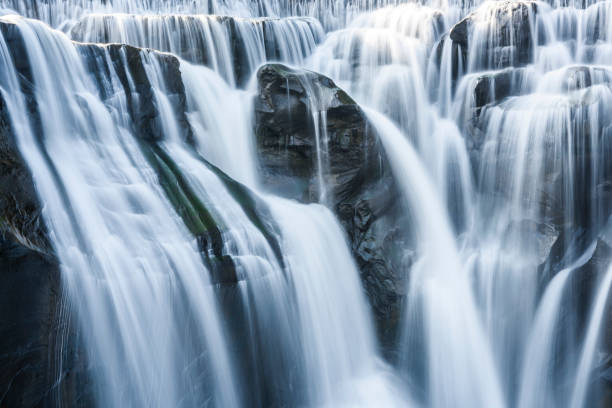 istock Close-up waterfall, Shifen Waterfall, New Taipei, Taiwan. 1192491943