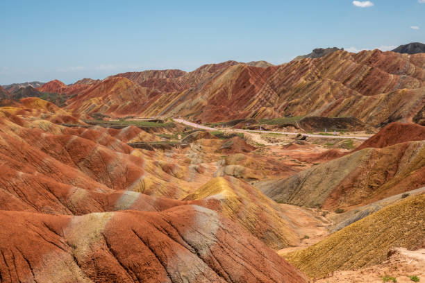 istock Gansu Zhangye Danxia Geopark Rainbow mountains China 1192495943