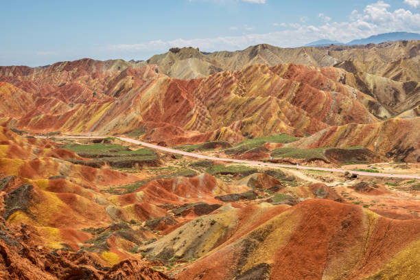 istock Gansu Zhangye Danxia Geopark Rainbow mountains China 1192495954