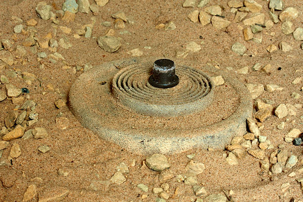 IED Landmine stock photo