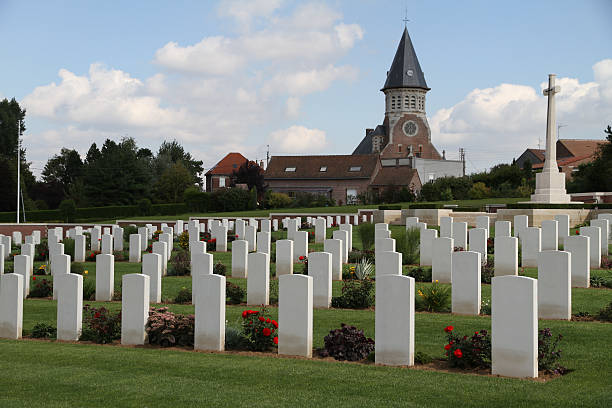 istock Fromelle (pheasant wood) Military Cemetery 119250956