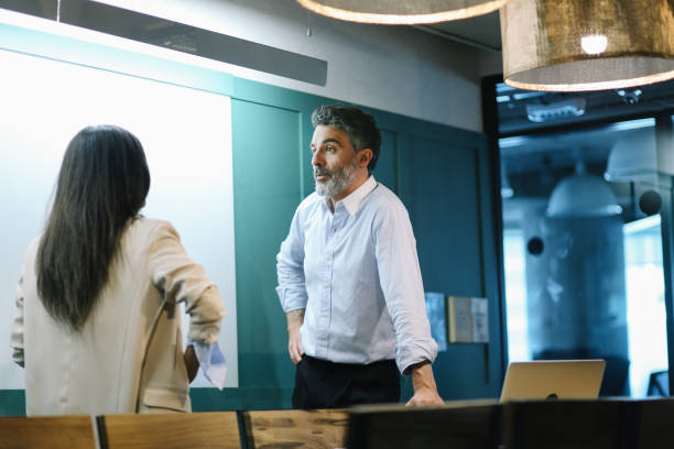 istock Coworkers planning a business strategy 1192515241