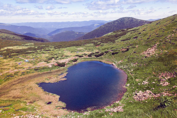 istock mountain lake Nesamovyte in the centre 1192515727