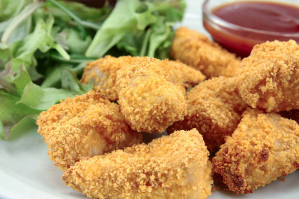 istock chicken nugget with salad 1192516430