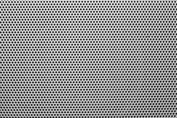 istock Closeup of a metal grid. texture. 1192516690