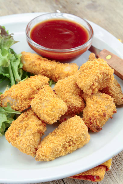istock chicken nugget with salad 1192516936