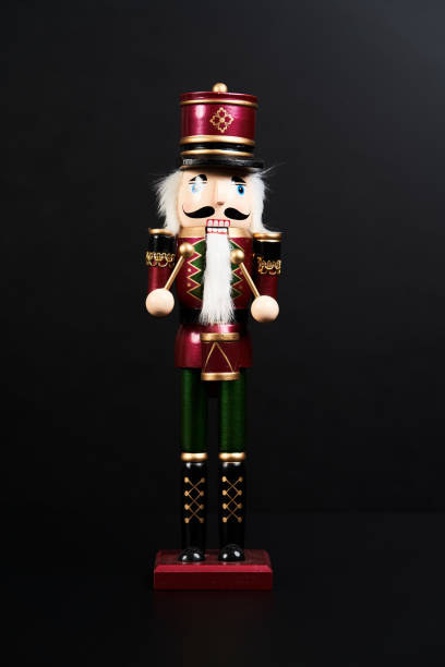 istock Christmas tree toy on dark background with copy space 1192519275