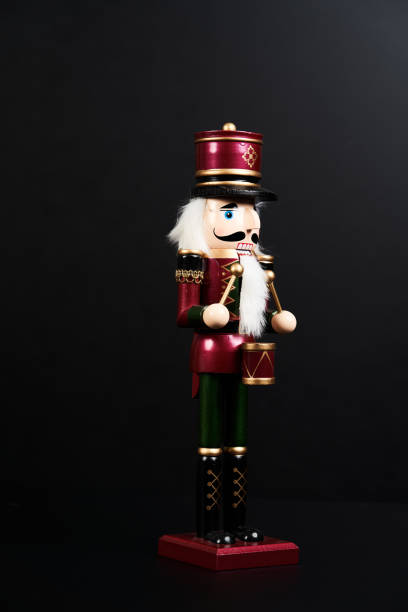 istock Christmas tree toy on dark background with copy space 1192519292
