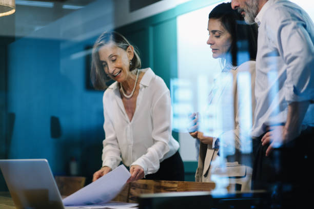 istock Finishing a work project in the office 1192519825