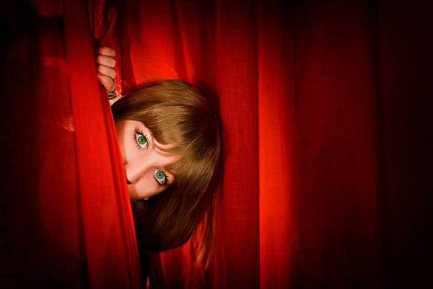 istock Young actress in theatre 119252005