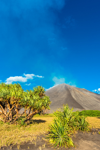 Mount Yasur Volcano Tanna Island Vanuatu Vertical Stock Photo Mount Yasur Volcano Tanna Island Vanuatu Vertical Stock Photo