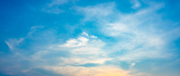 istock Blue sky clear background on summer daytime 1192522678