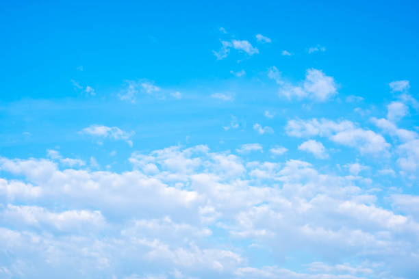istock Blue sky and white cloud on sky background 1192526658