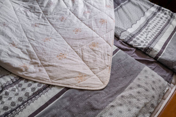 istock abstract design of a blanket in the bed textile decor 1192527154