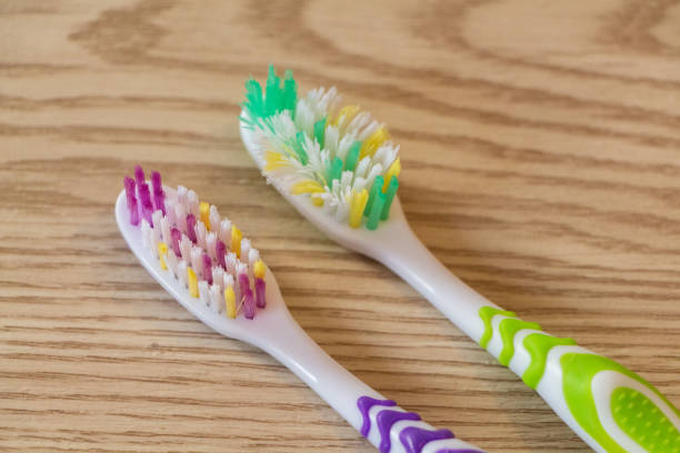 istock New and used toothbrushes 1192535300