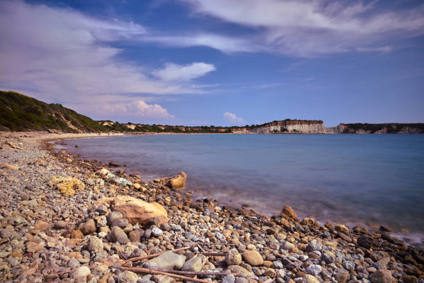 istock Stones and rocks at Gerakas beach on Zakynthos island 1192535317