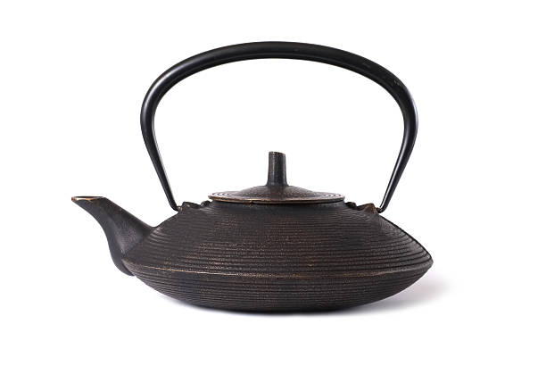 istock Iron japanese teapot 119254473
