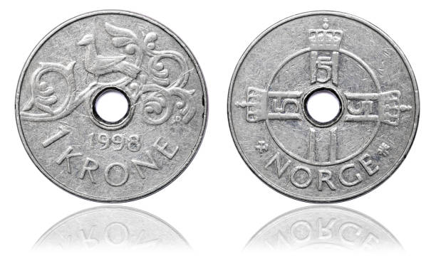 istock Coin 1 crown. Norway. 1998 1192546081