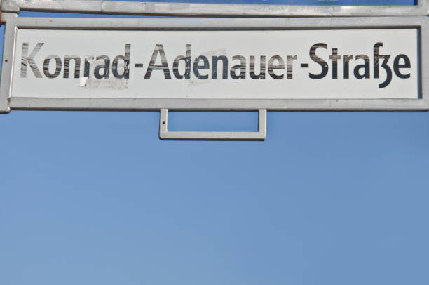 istock Directions to Konrad-Adenauer-Strasse in Berlin - Germany 1192546083