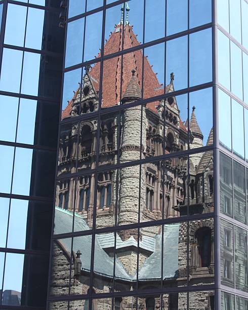 istock Old Trinity Church Reflected in John Hancock Tower 119254914