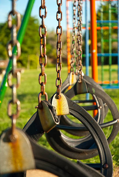 Schaukel auf einem Spielplatz – Foto