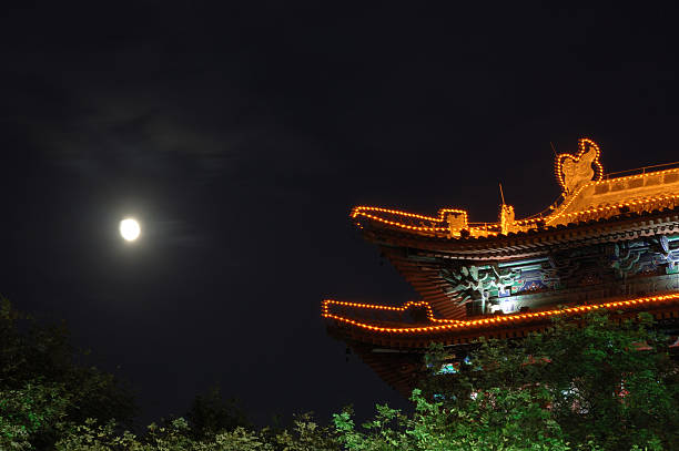 istock Southern gate at night, Xian, China 119257148