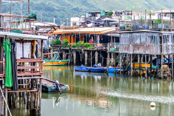 istock Fishing village in Asia 1192574804