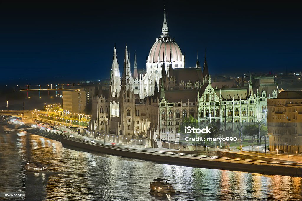 Budapeste - Royalty-free Anoitecer Foto de stock