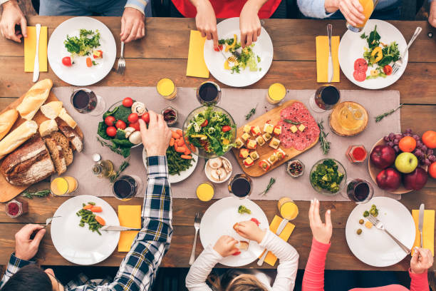 istock People at the table ate and left some food on the plates 1192579072