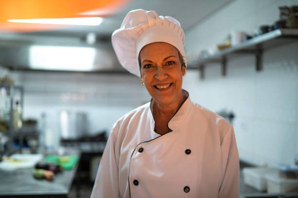 istock Portrait of a smiling chef looking at camera 1192583551