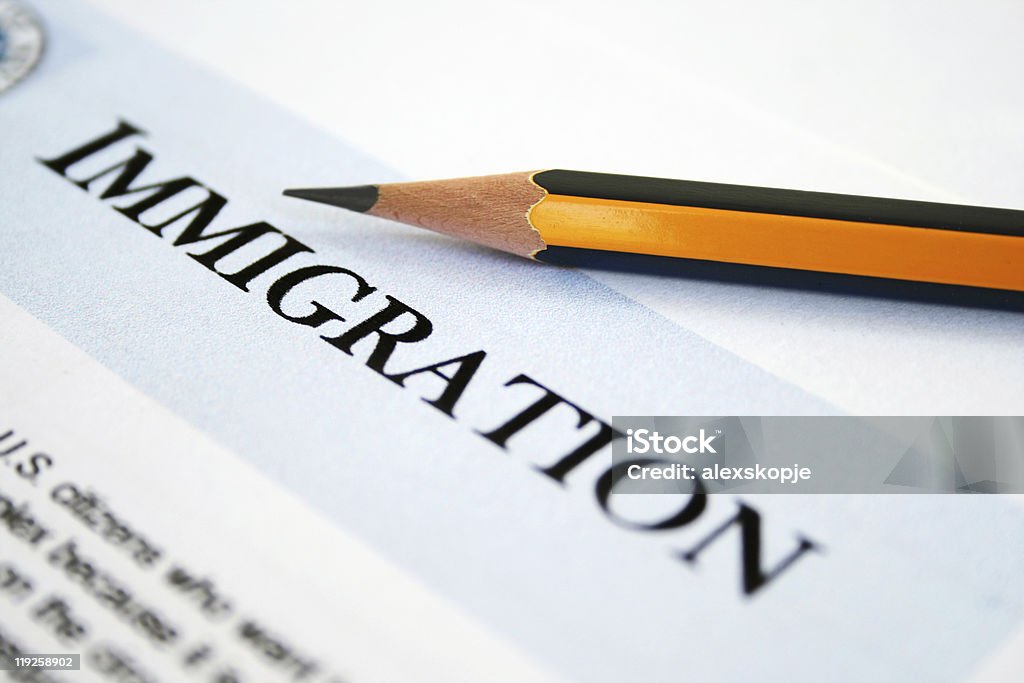 Der Einwanderung - Lizenzfrei Auswanderung und Einwanderung Stock-Foto