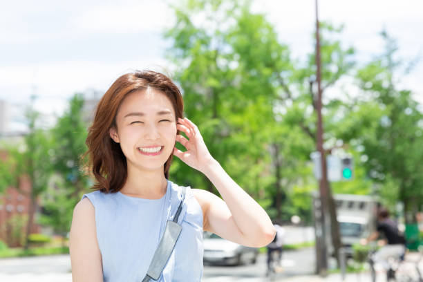 young asian woman