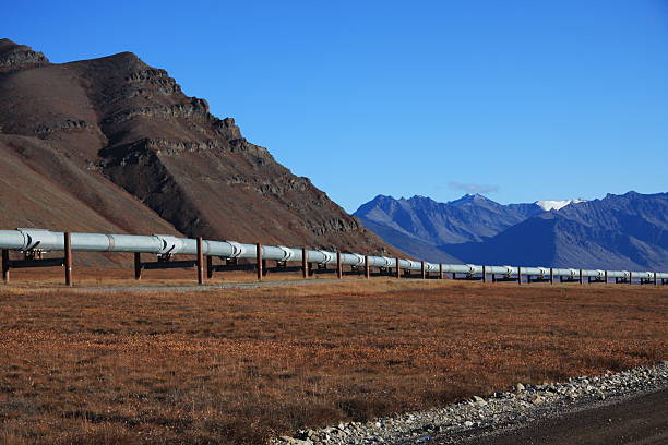 istock Oil Pipeline in the Mountains 119260125