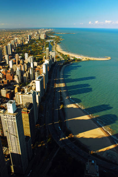 istock Aerial view of Chicago's North Shore 1192602619