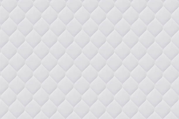 close up of white mattress bedding pattern background