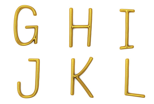 istock Metal handwritten three-dimensional characters 1192606183