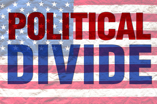 Political Divide Sign